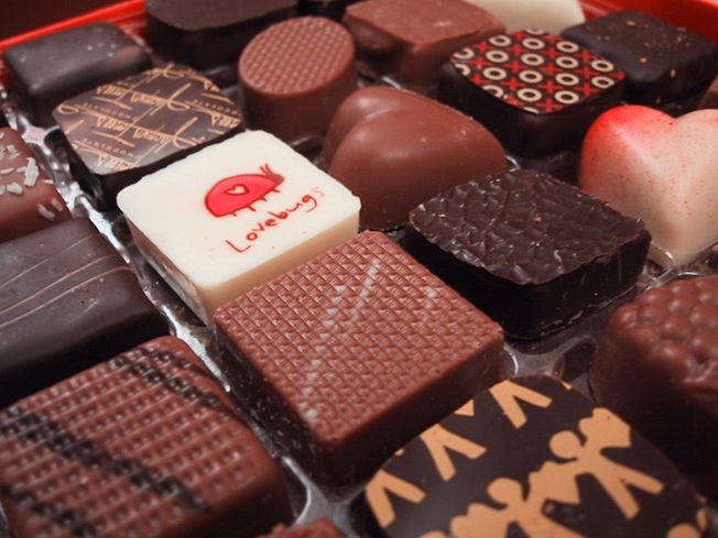 Valentines chocolates add on item