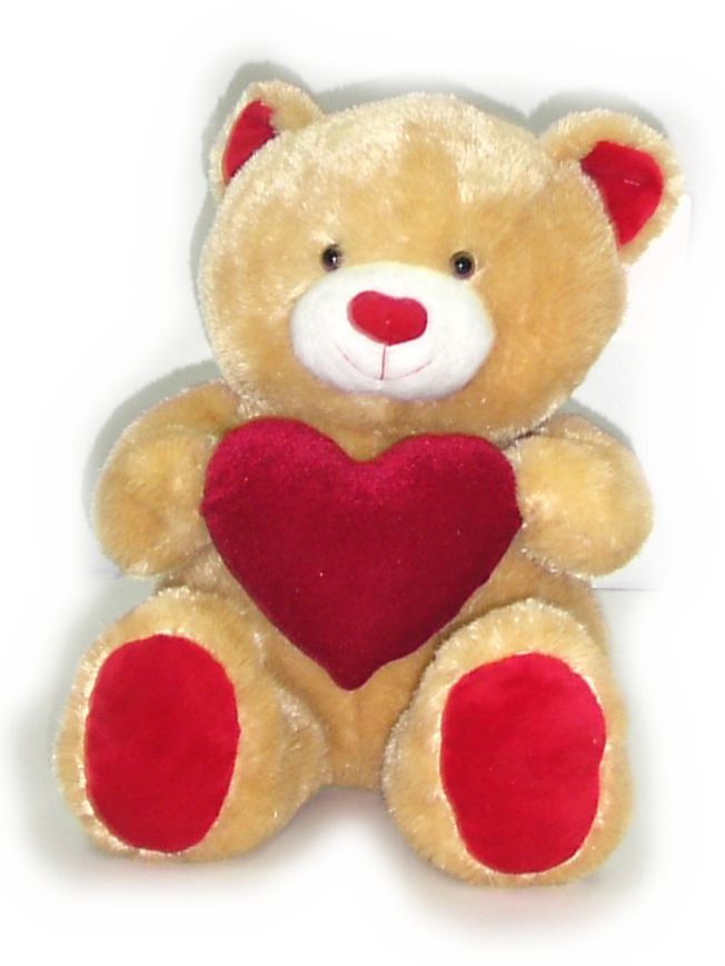 A Valentines cuddly bear